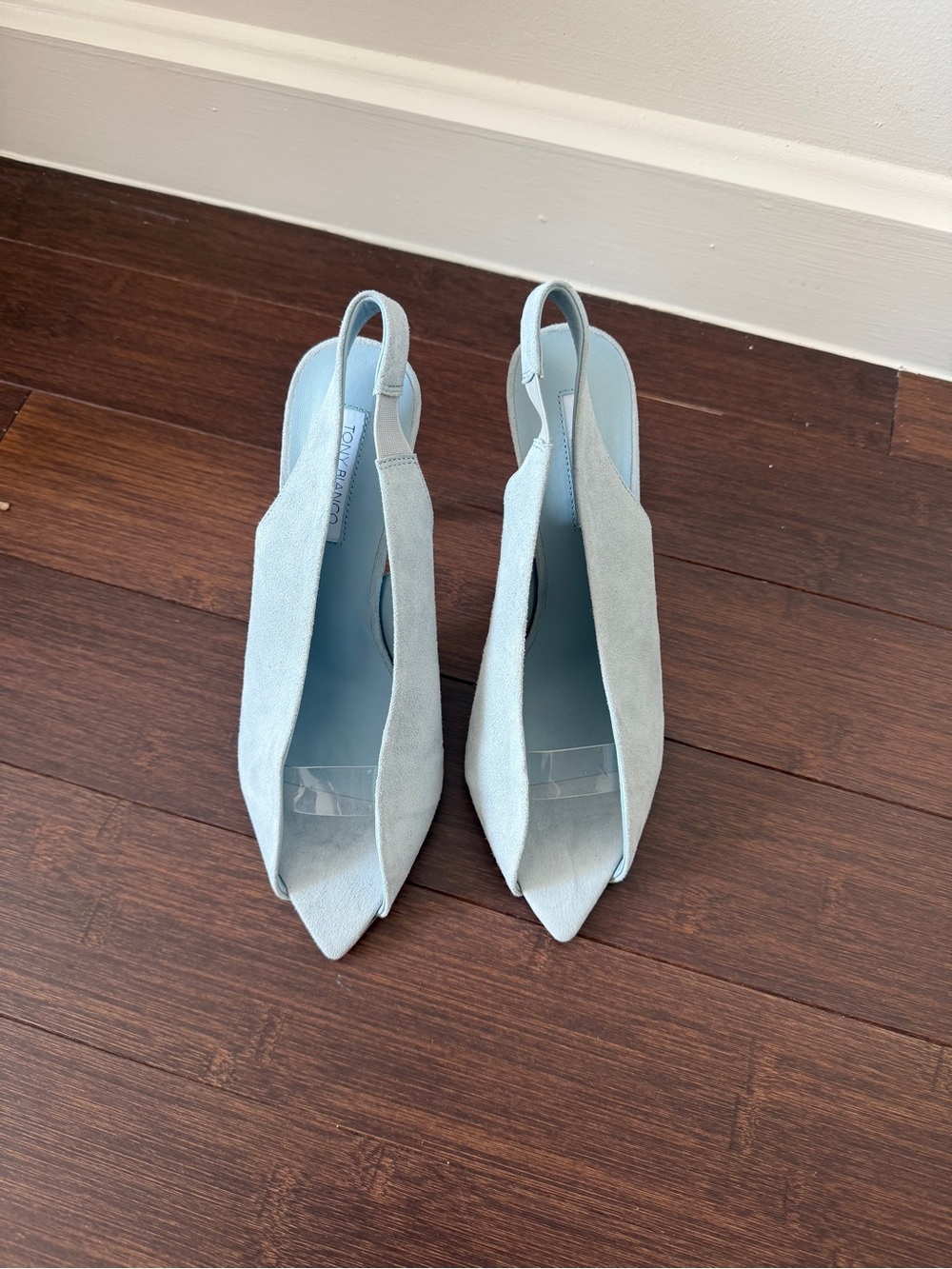 Tony Bianco matrix suede heels